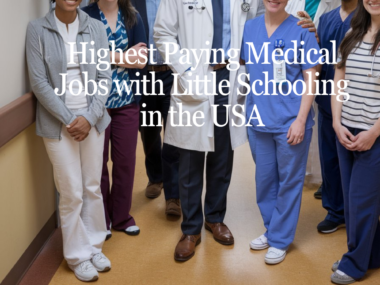Highest Paying Medical Jobs with Little Schooling in the USA